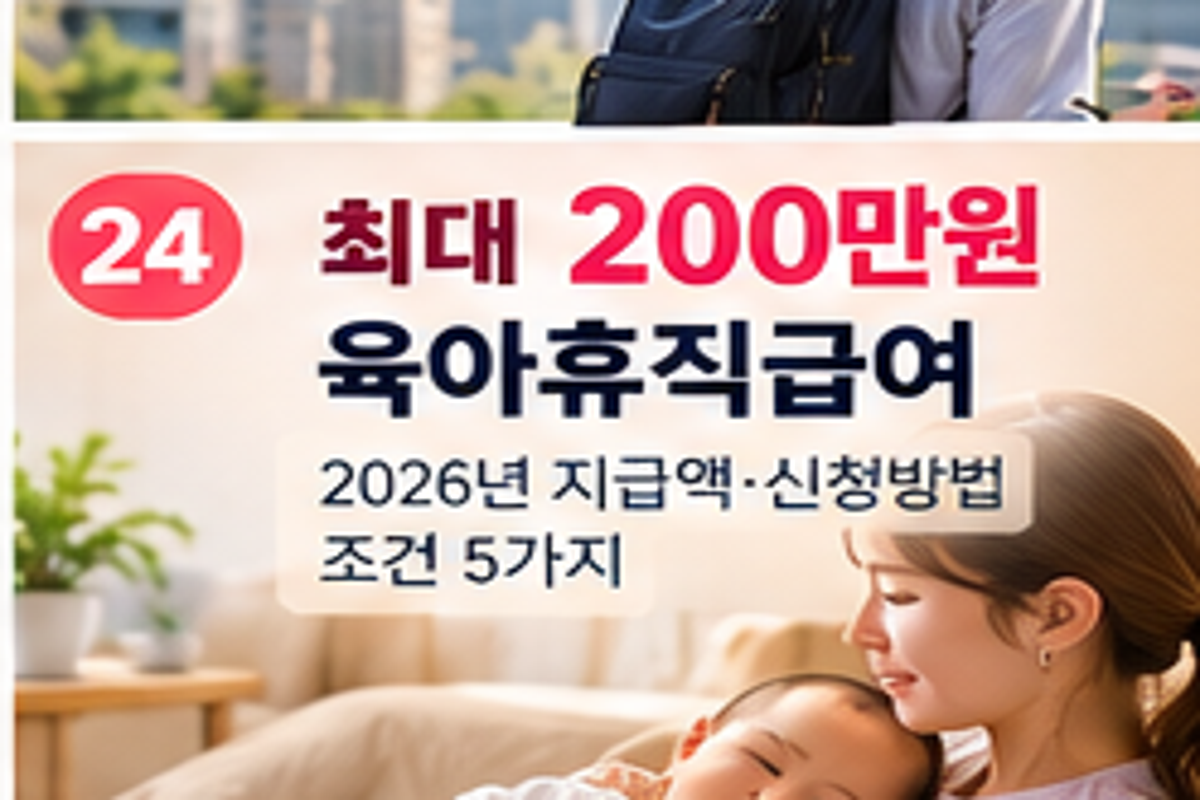기저귀·조제분유 지원 처리기간 14일, 신청 전 볼 5가지